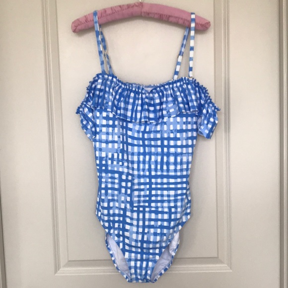 lilly pulitzer gingham swimsuit